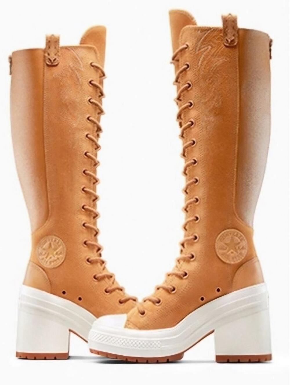 CONVERSE WOMEN'S 6.5 CHUCK 70 DE LUXE HEEL XX PLATFORM HIGH WESTERN A 15660C